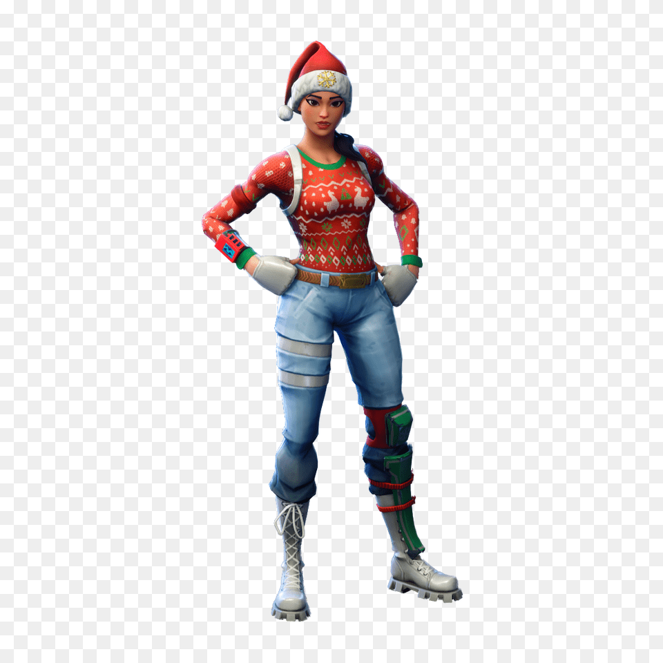 Fortnite Nog Ops Image, Figurine, Adult, Person, Woman Free Png Download