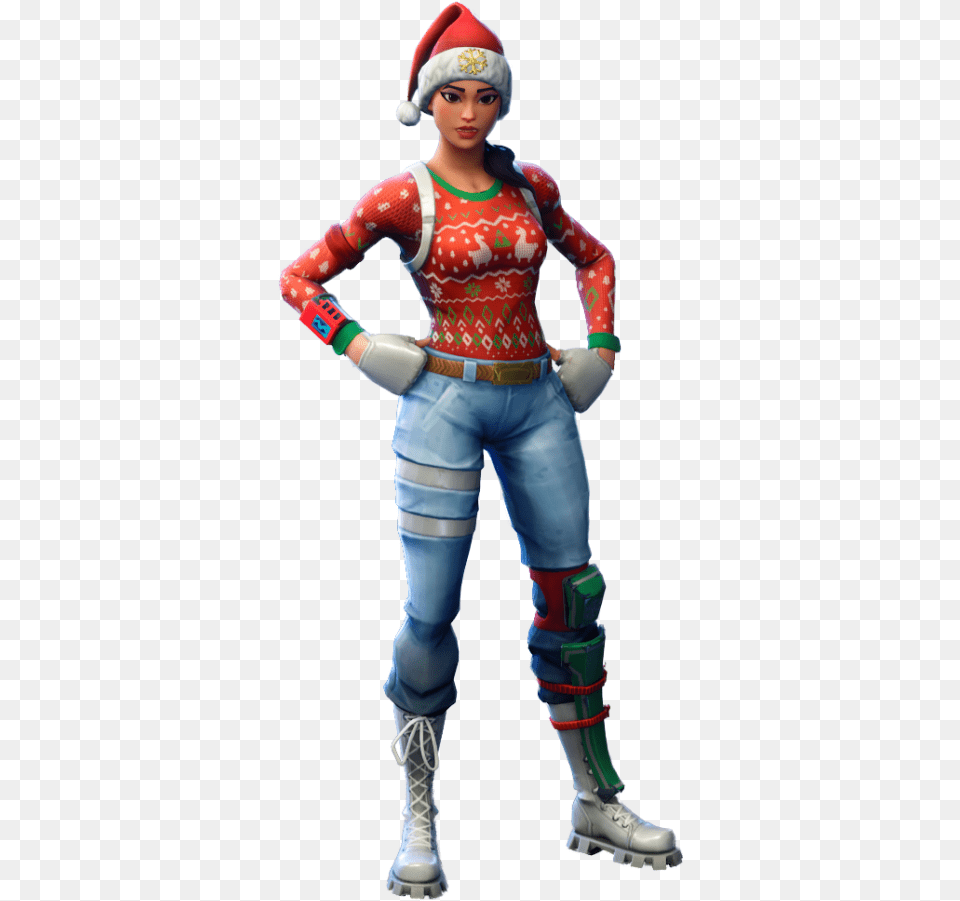 Fortnite Nog Ops Image Purepng Transparent Cc0 Nog Ops Fortnite, Figurine, Adult, Female, Person Free Png