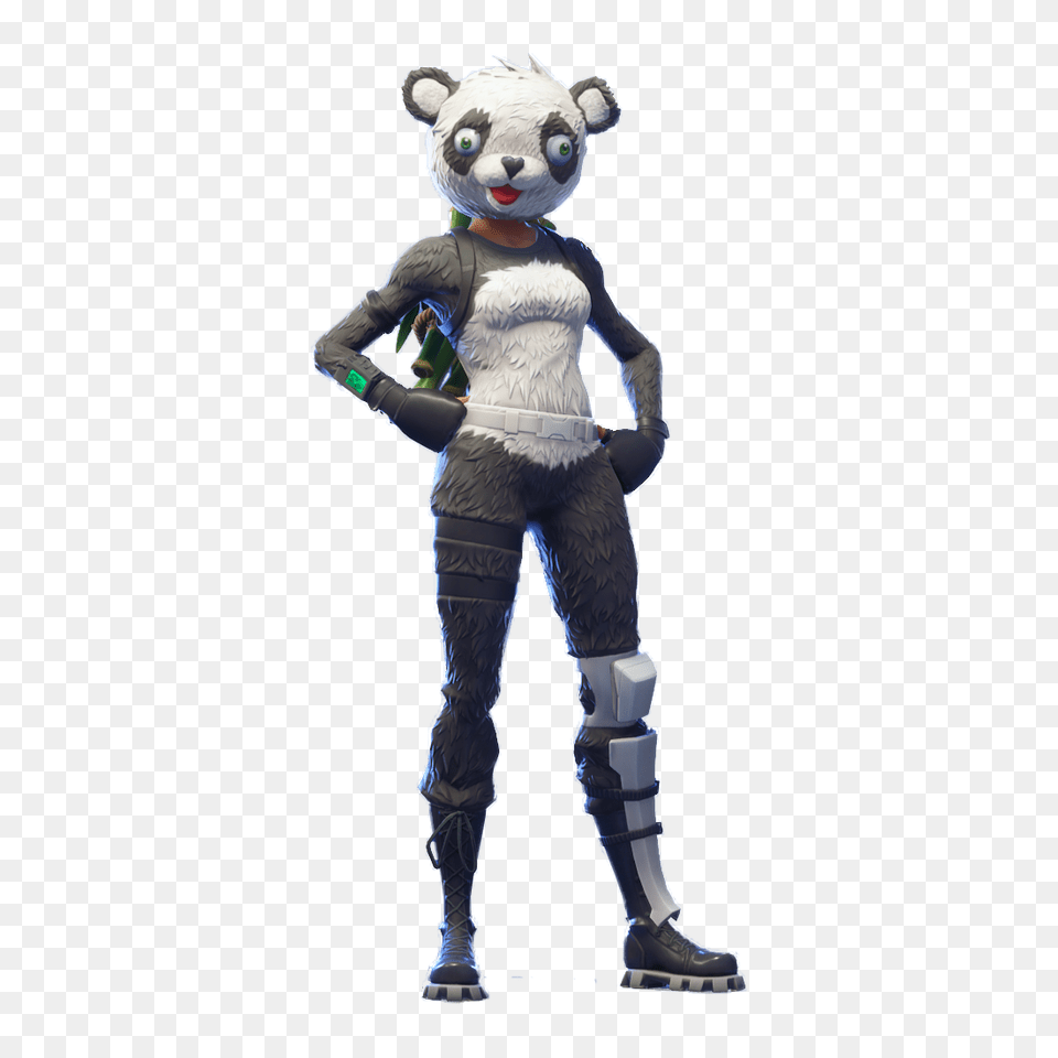 Fortnite P A N D A Team Leader Image, Boy, Child, Male, Person Free Png Download