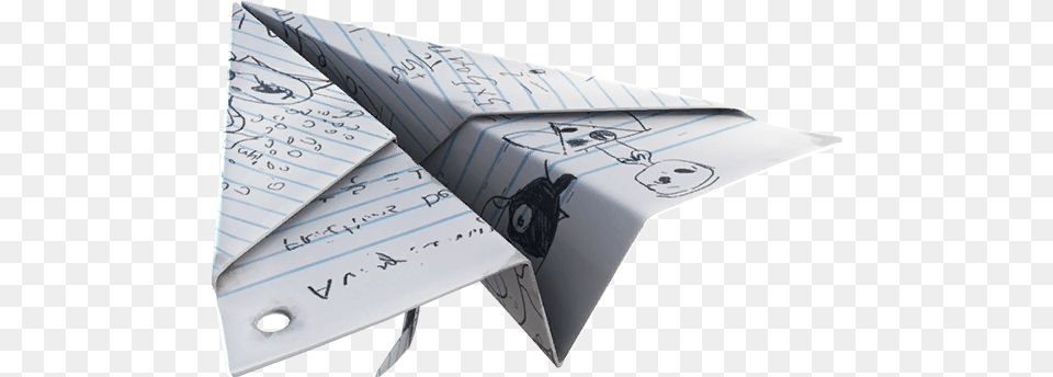Fortnite Paper Plane Glider, Text, Handwriting Free Transparent Png