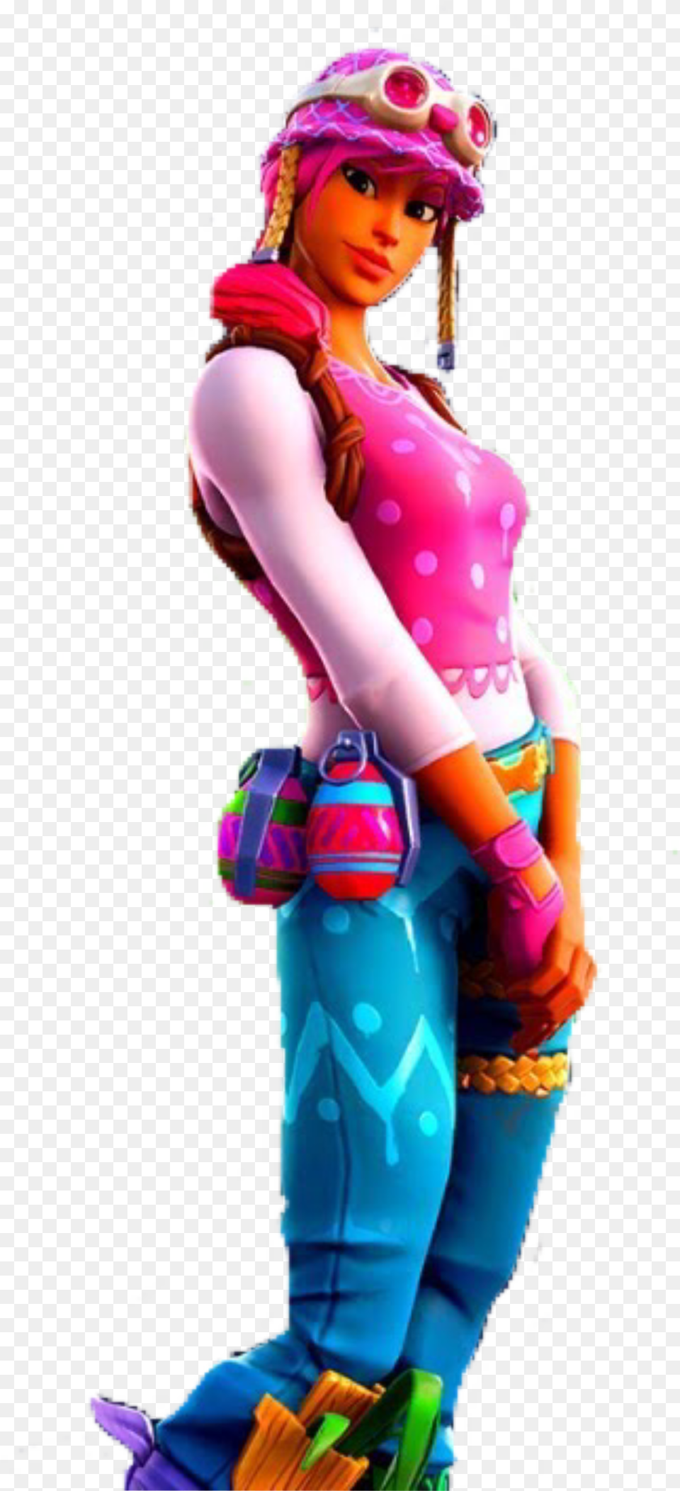 Fortnite Pastel Posted By Michelle Johnson Fortnite Pastel Skin, Adult, Person, Woman, Figurine Free Png