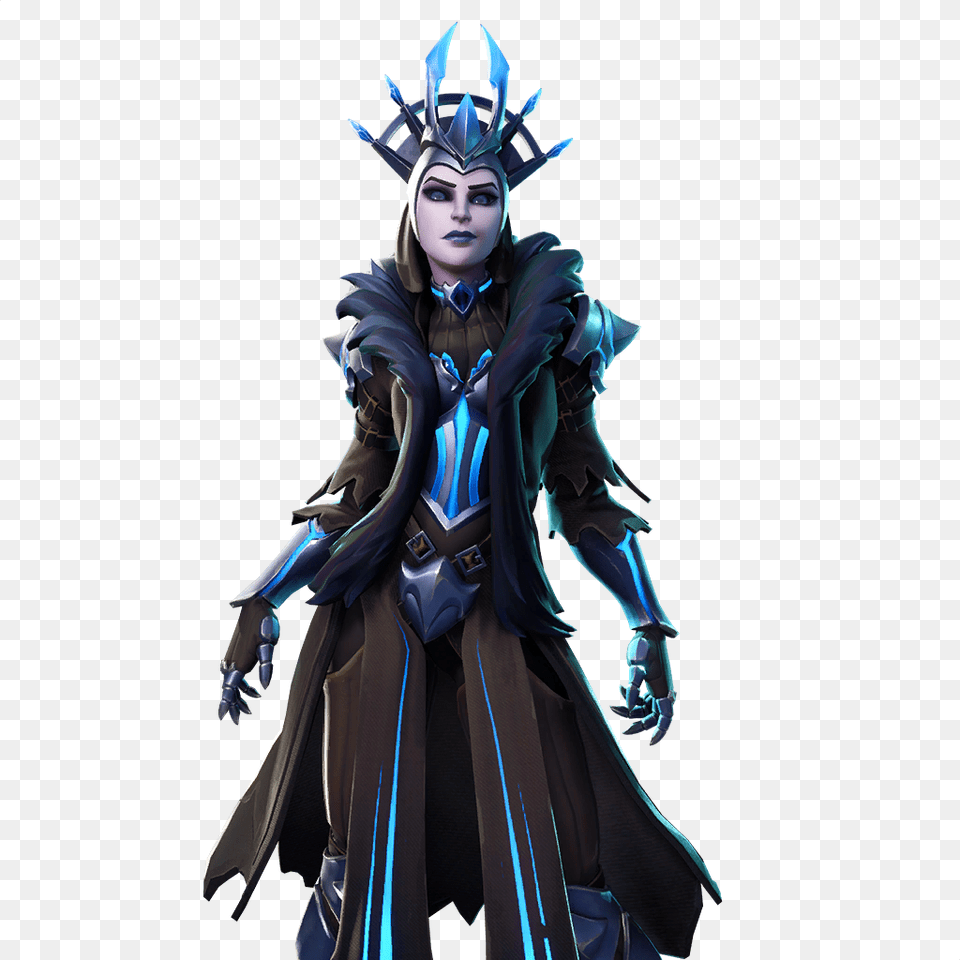 Fortnite Patch 7 20 Leaked Skins The Ice Queen Cometh Fortnite Ice Queen, Clothing, Costume, Person, Adult Free Png