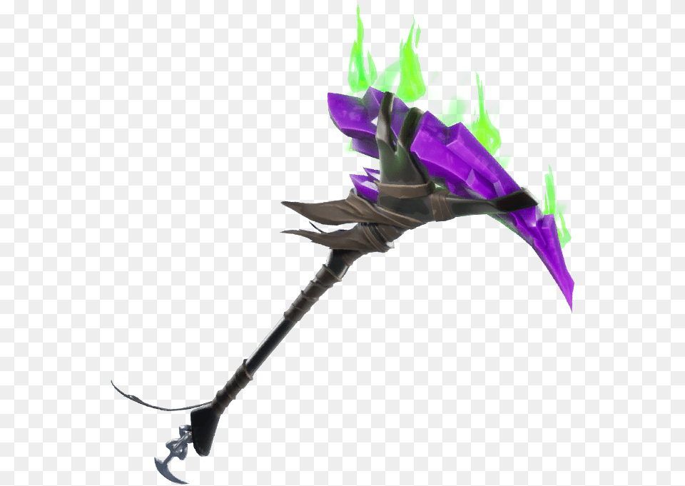 Fortnite Pickaxes 1 Clipart Image Fortnite Dark Shard Pickaxe, Purple, Leaf, Plant, Animal Free Png Download