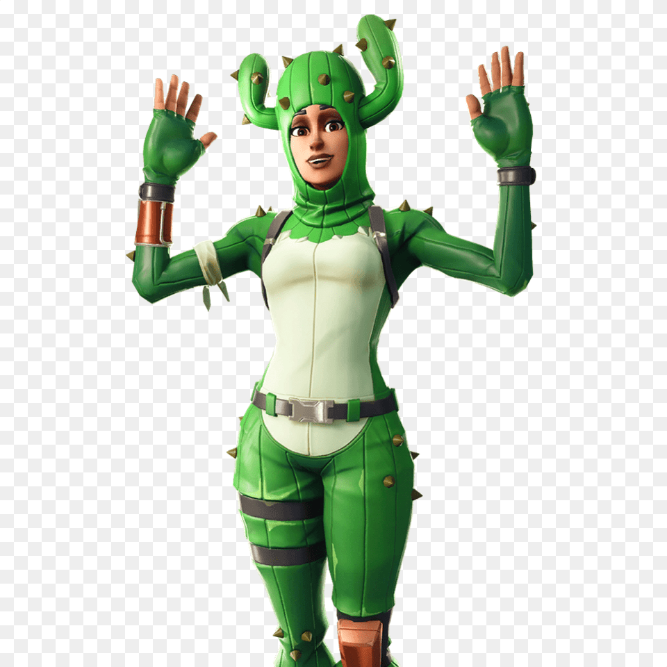 Fortnite Prickly Patroller, Clothing, Costume, Green, Person Free Png Download