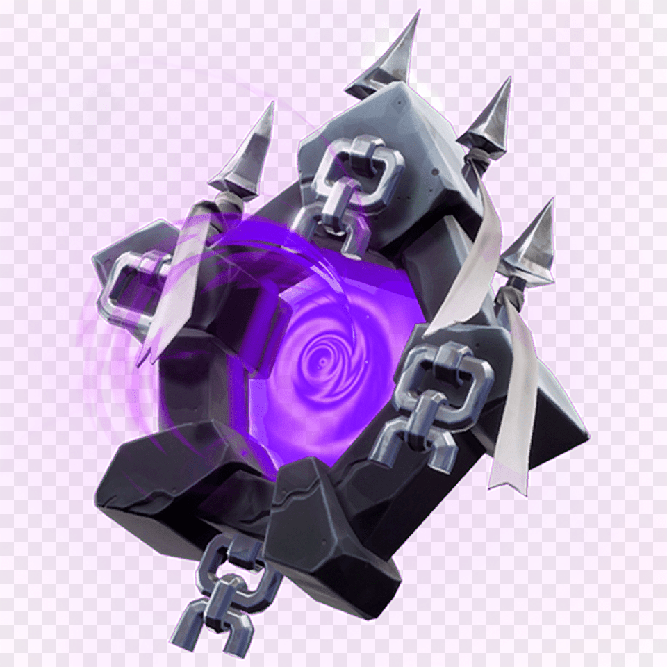 Fortnite Purple Ghost Portal, Toy, Art, Graphics, Robot Free Png Download