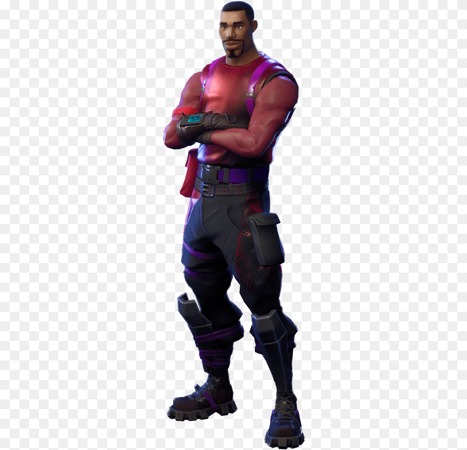 Fortnite Radiant Striker Fortnite Black Knight, Adult, Male, Man, Person Free Png Download