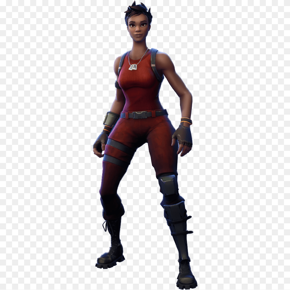 Fortnite Renegade Image, Person, Clothing, Costume, Face Free Png