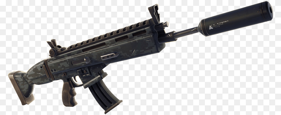 Fortnite Scar, Firearm, Gun, Machine Gun, Rifle Free Transparent Png