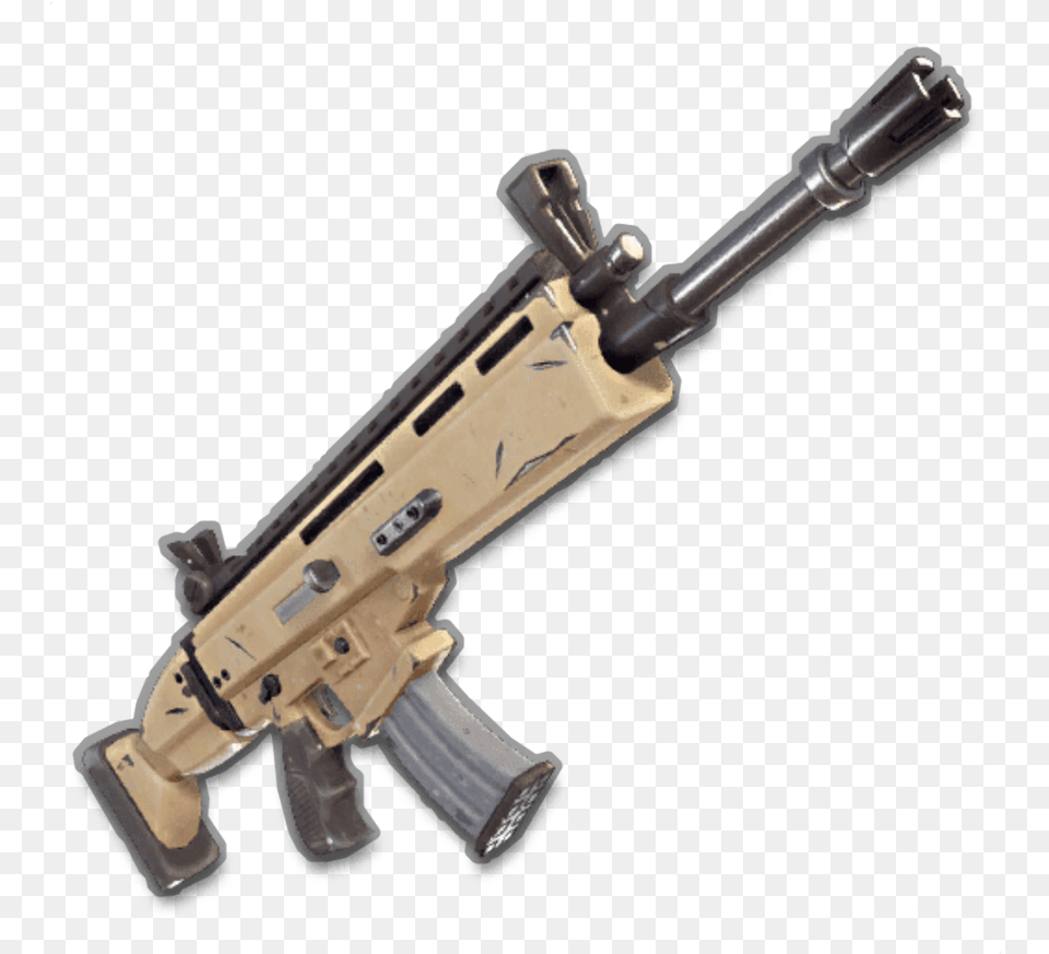 Fortnite Scar Clipart Scar Fortnite, Firearm, Gun, Rifle, Weapon Free Png