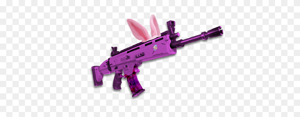 Fortnite Scar Easter, Firearm, Gun, Rifle, Weapon Png Image