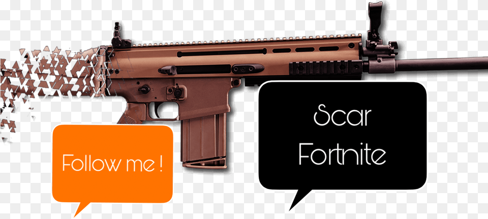 Fortnite Scar Freetoedit Sticker By Ahat966 Firearm, Gun, Rifle, Weapon Png Image