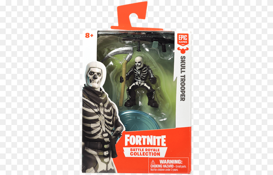 Fortnite Skull Trooper Figure, Adult, Male, Man, Person Free Transparent Png