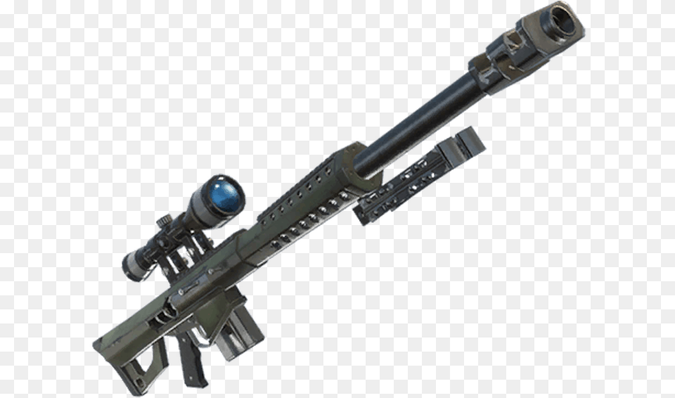 Fortnite Sniper Rifle Transparent Fortnite Sniper, Firearm, Gun, Weapon, Blade Png Image