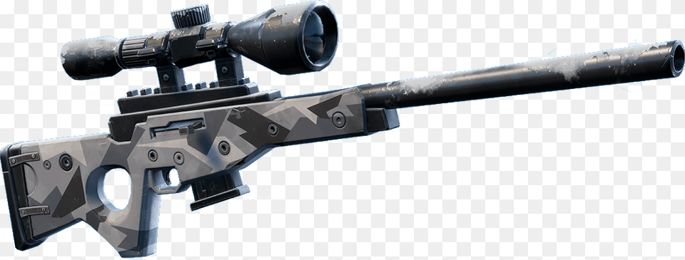 Fortnite Sniper Transparent Background Transparent Background Sniper, Firearm, Gun, Rifle, Weapon Free Png Download