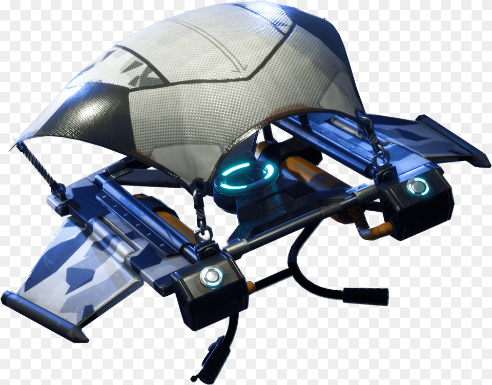 Fortnite Snow Squall Purepng Transparent Snow Squall Glider Fortnite, Helmet, Lighting, Light, Aircraft Png Image