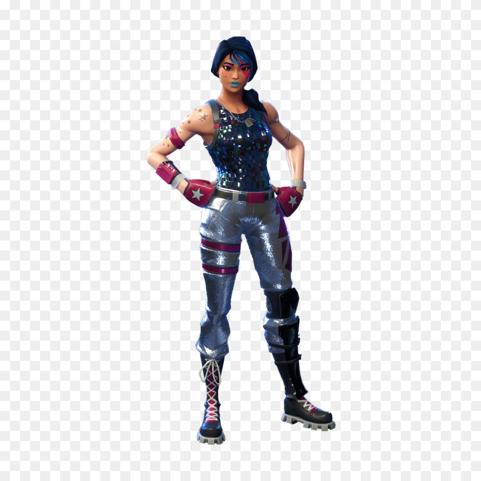 Fortnite Sparkle Specialist Image, Clothing, Costume, Figurine, Person Free Png Download