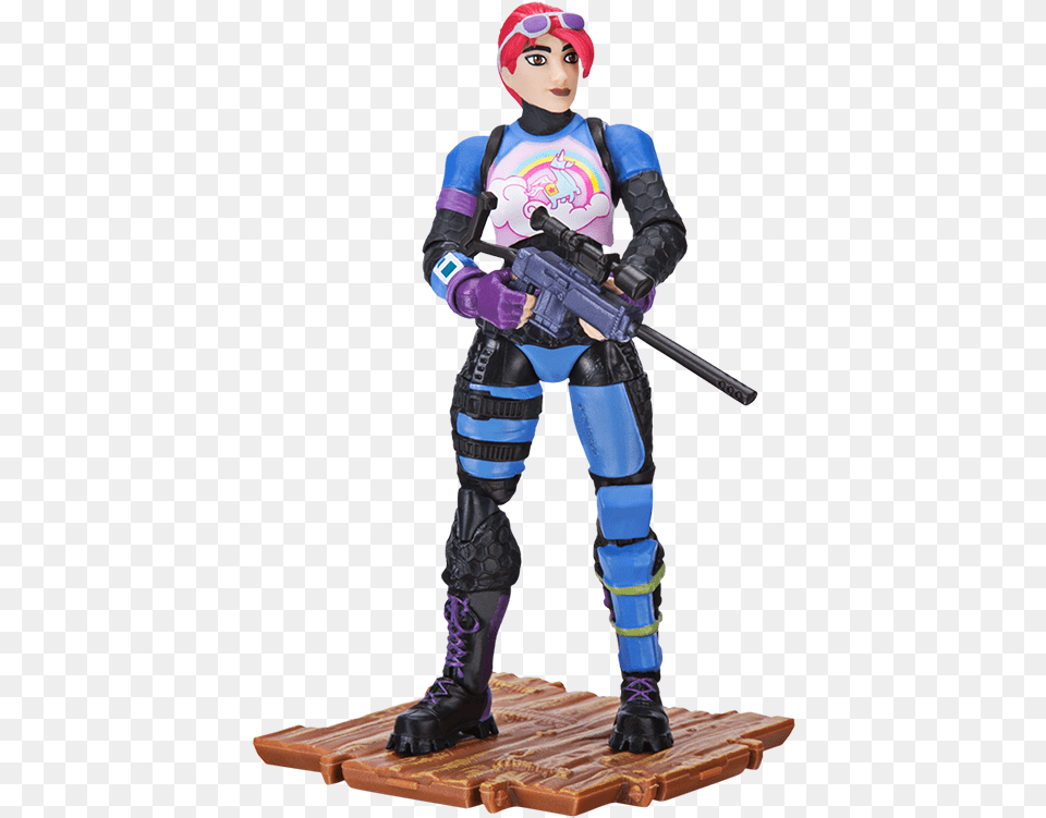 Fortnite Squad Mode 4 Figure Pack, Figurine, Person, Gun, Weapon Png Image