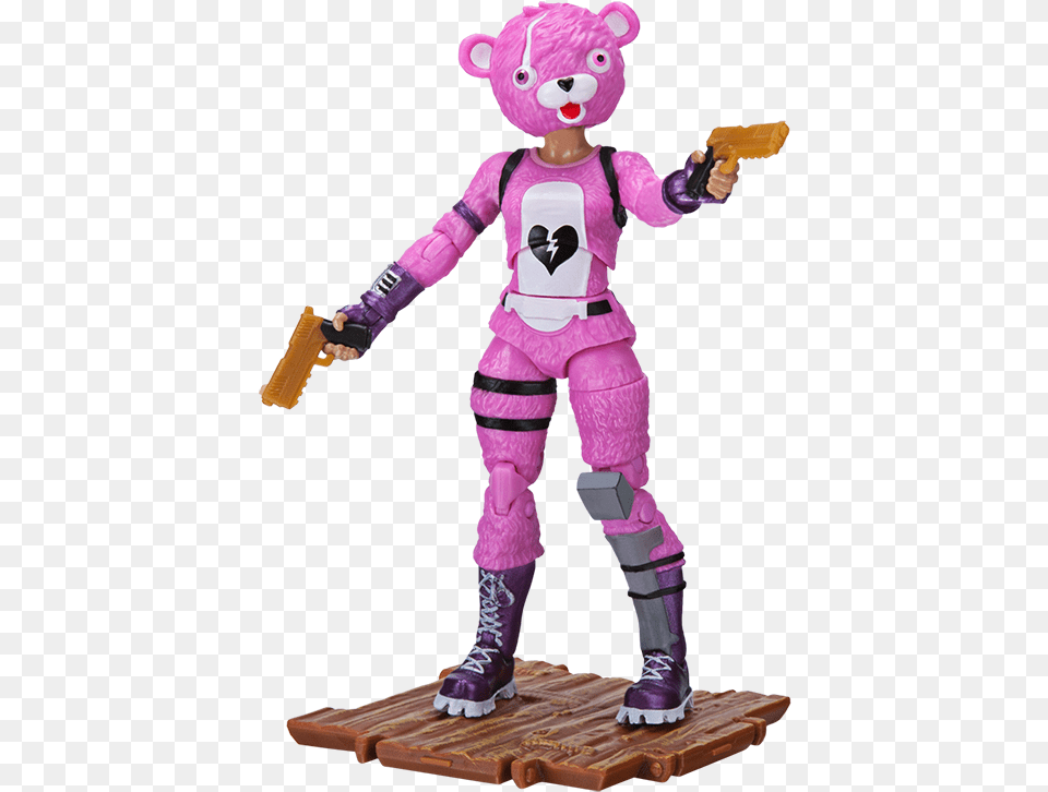 Fortnite Squad Mode 4 Figure Pack Fortnite Squad Mode Figures, Baby, Person, Figurine, Firearm Free Png