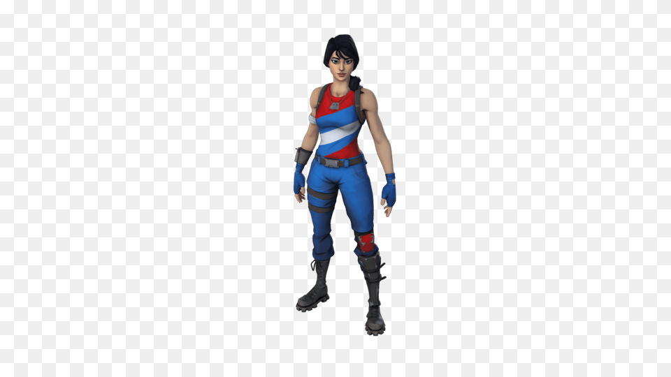 Fortnite Star Spangled Ranger Outfits, Clothing, Costume, Person, Female Free Png Download