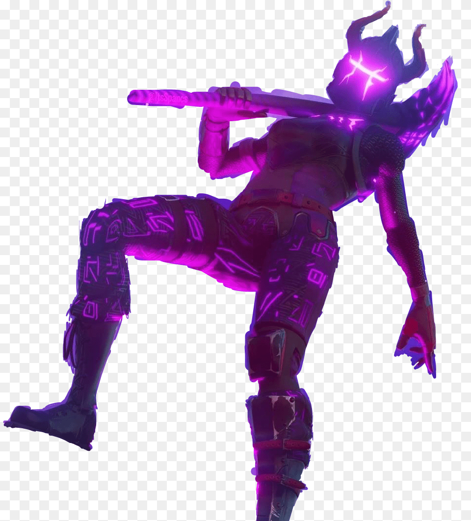 Fortnite Sticker By Ezex Justjoseph Dark Red Knight Fortnite, Purple, Person, Light Free Png