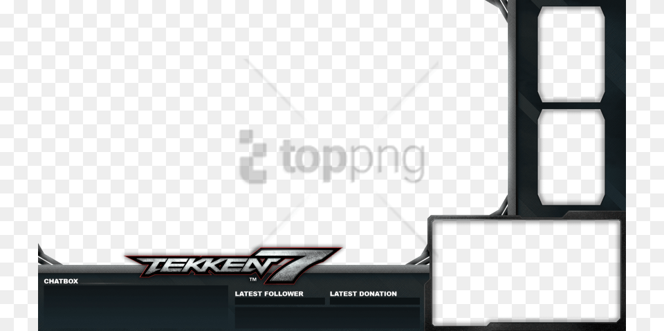 Fortnite Stream Overlay Image With Transparent Tekken 7 Stream Layout, Electronics, Screen, Text Free Png