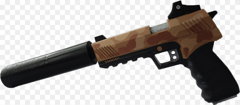 Fortnite Suppressed Pistol Replica Silenced Pistol Fortnite, Firearm, Gun, Handgun, Weapon Png