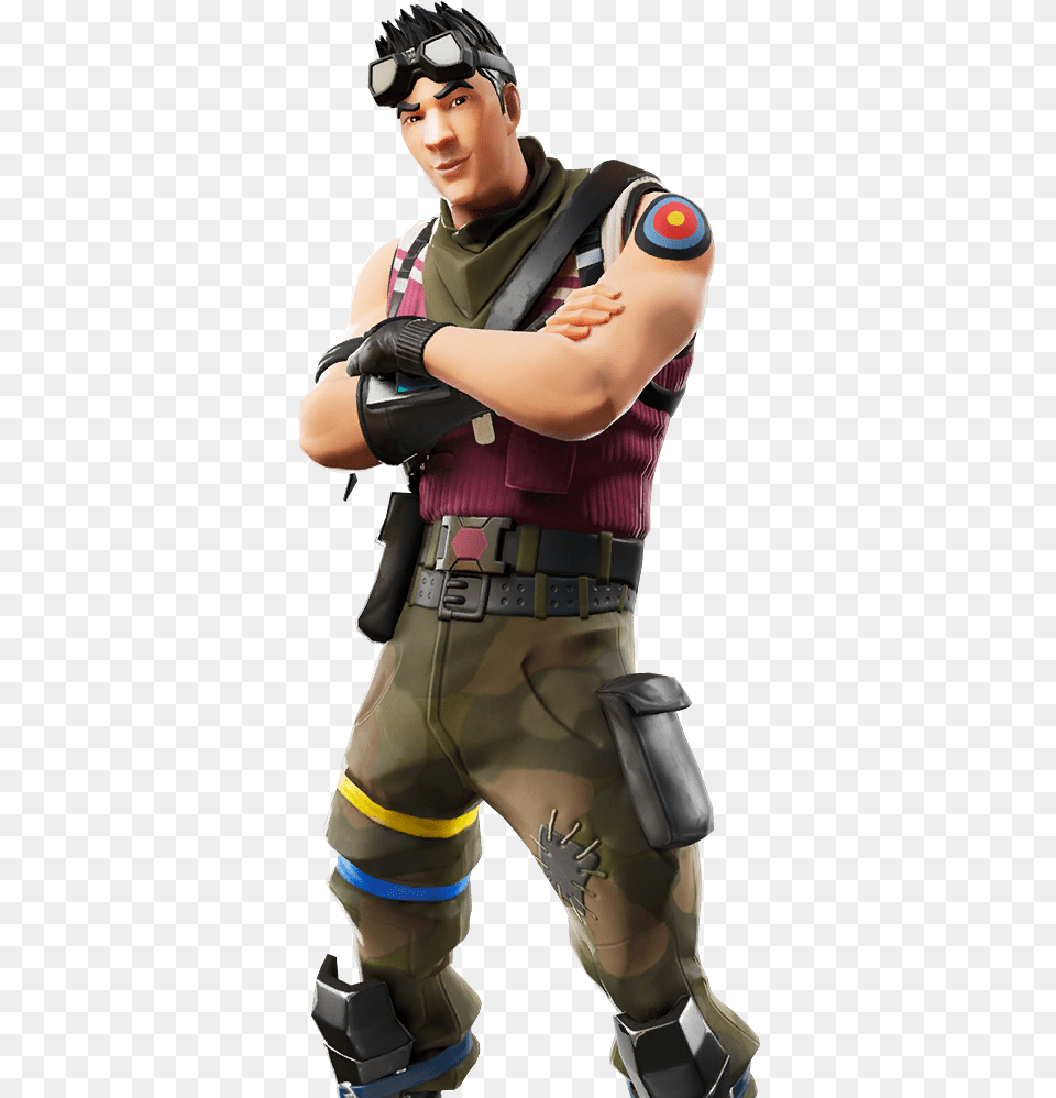 Fortnite Sureshot Skin Fortnite Sure Shot Skin, Clothing, Costume, Person, Glove Free Png