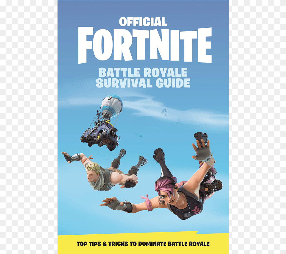 Fortnite Survival Guide, Advertisement, Poster, Person, Boy Free Png
