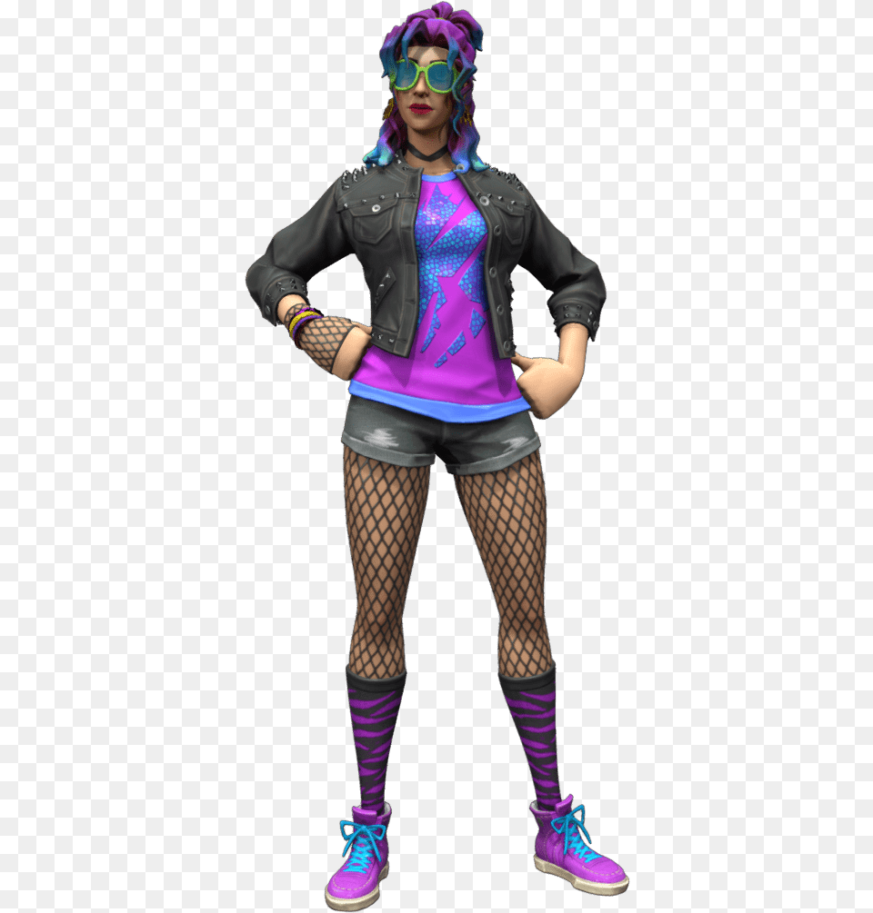 Fortnite Synth Star Skin Epic Outfit Fortnite Skins Fictional Character, Clothing, Shoe, Costume, Person Png Image