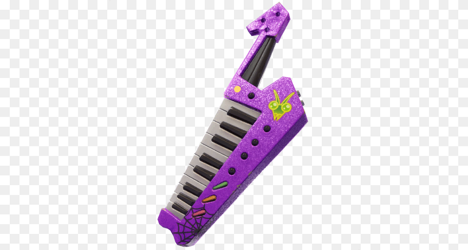 Fortnite Synth Star Skin Fortnite Keytar, Purple Free Png