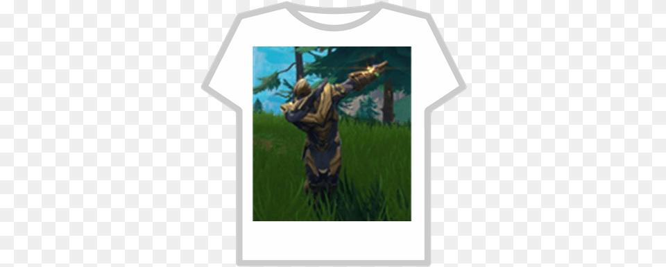 Fortnite Thanos Dab Roblox T Shirt Galaxy Roblox, Clothing, T-shirt, Boy, Child Free Png