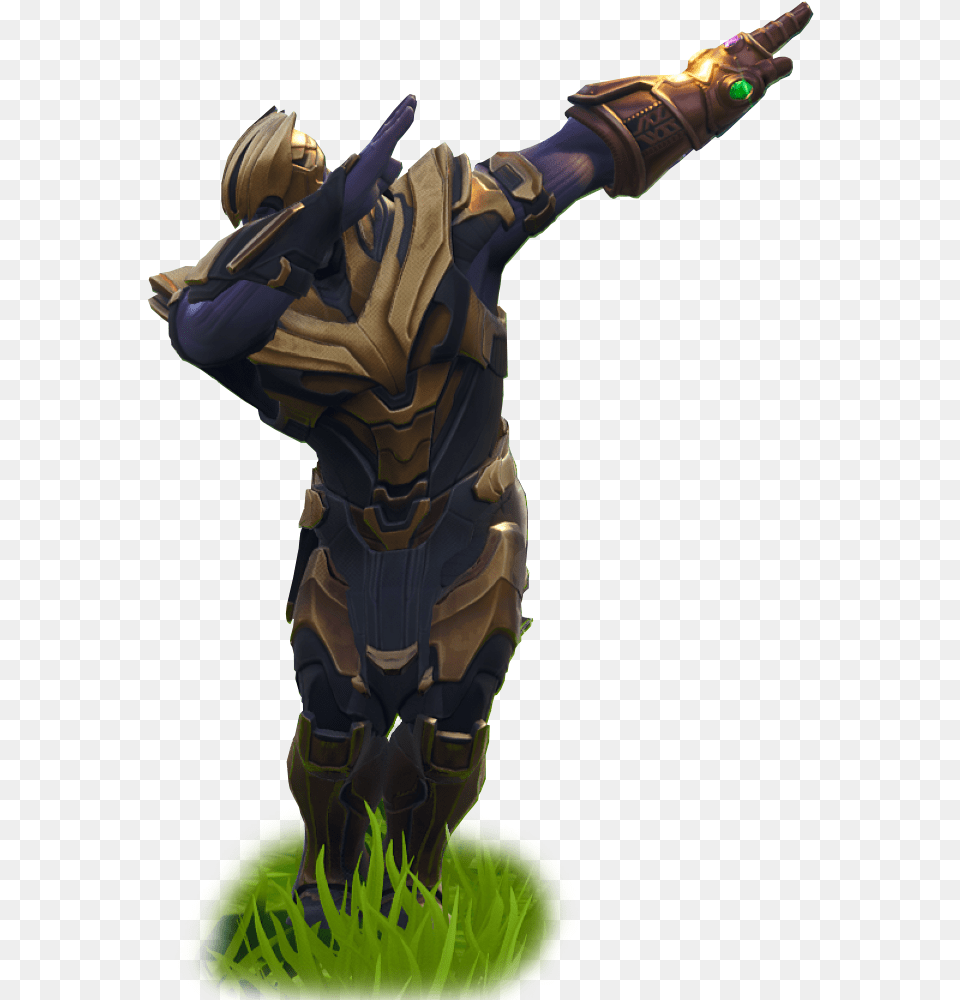 Fortnite Thanos Dab Thanos Dab, Person, Helmet, Clothing, Glove Free Png