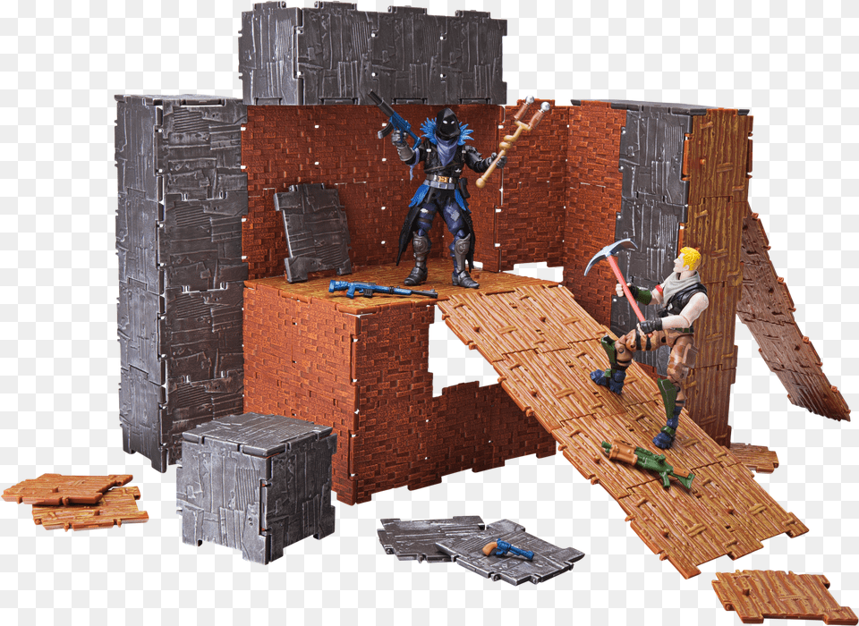 Fortnite Turbo Builder Set, Brick, Wood, Person, Boy Free Png Download