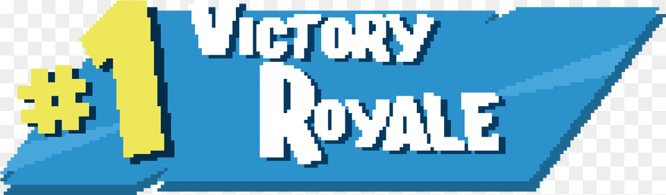Fortnite Victory Royale Pixel Art, Text, Outdoors, Qr Code, Nature Free Png Download