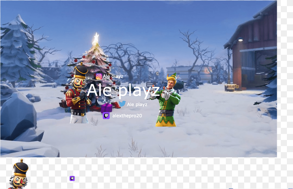 Fortnite Winterfest Youtube Fortnite Winter Background, Person, Christmas, Christmas Decorations, Festival Free Png Download