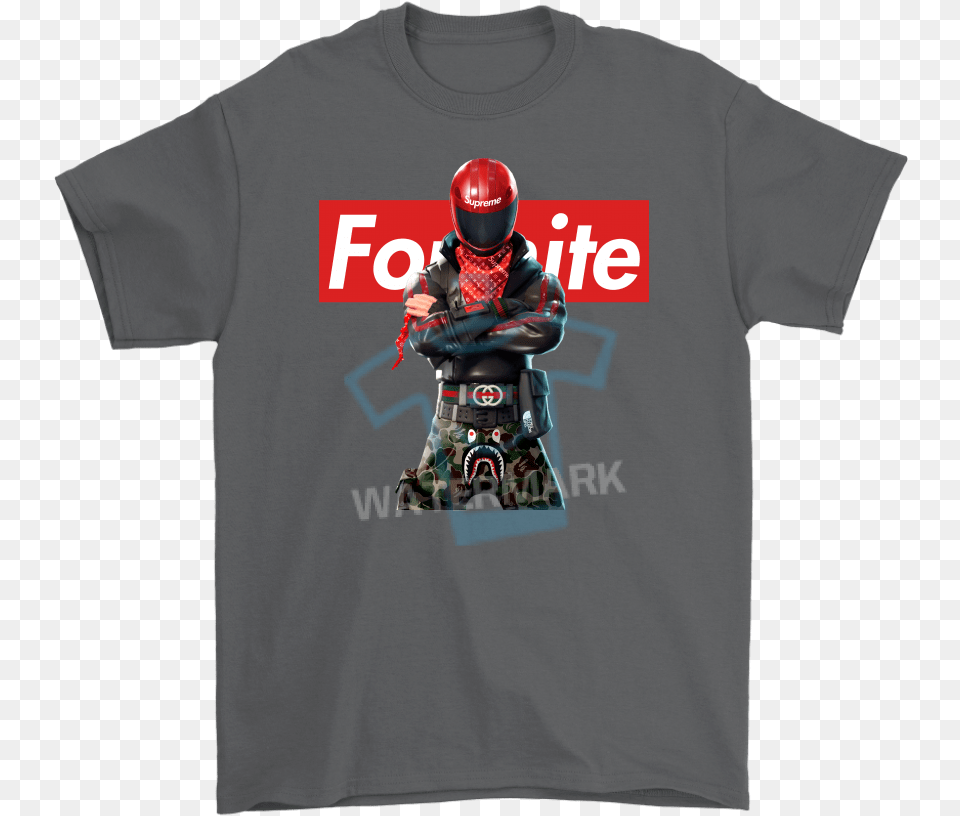 Fortnite X Supreme Louis Vuitton Gucci Bape Hypebeast Shirts Dummies, Clothing, T-shirt, Boy, Child Png Image