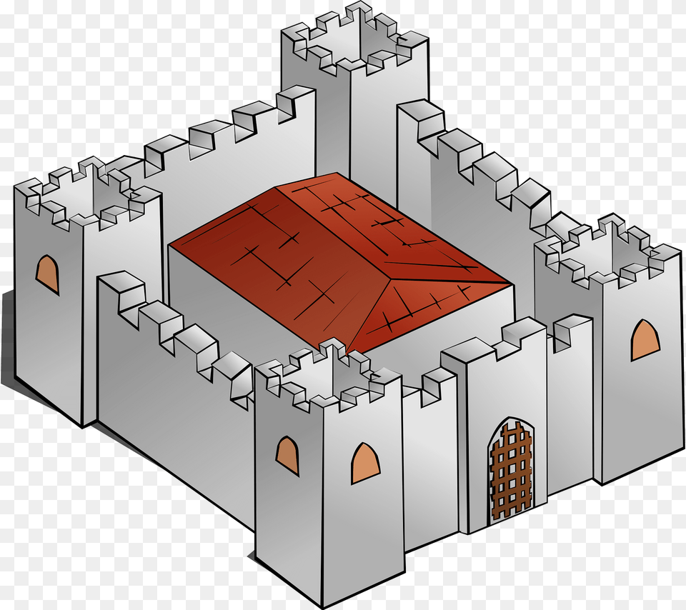 Fortress Clipart, Architecture, Building, Castle, Arch Free Png Download