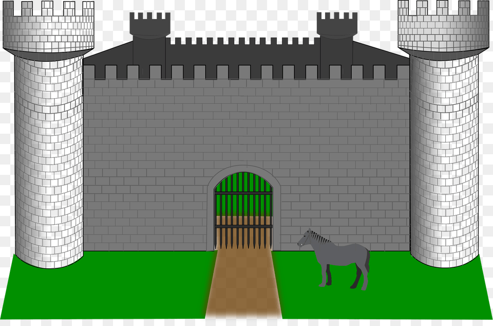 Fortress Clipart, Arch, Architecture, Animal, Horse Free Png