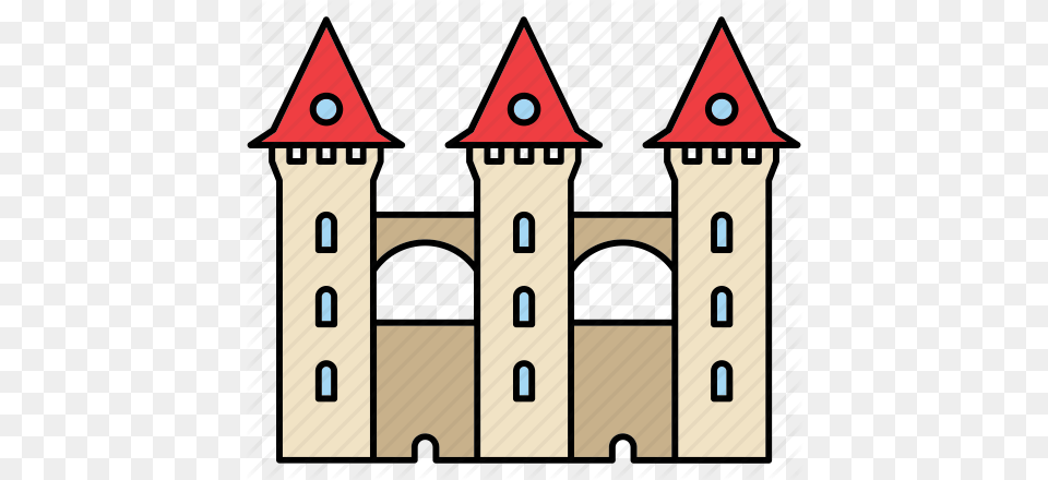 Fortress Clipart Middle Ages, Arch, Architecture, Bell Tower, Building Free Png