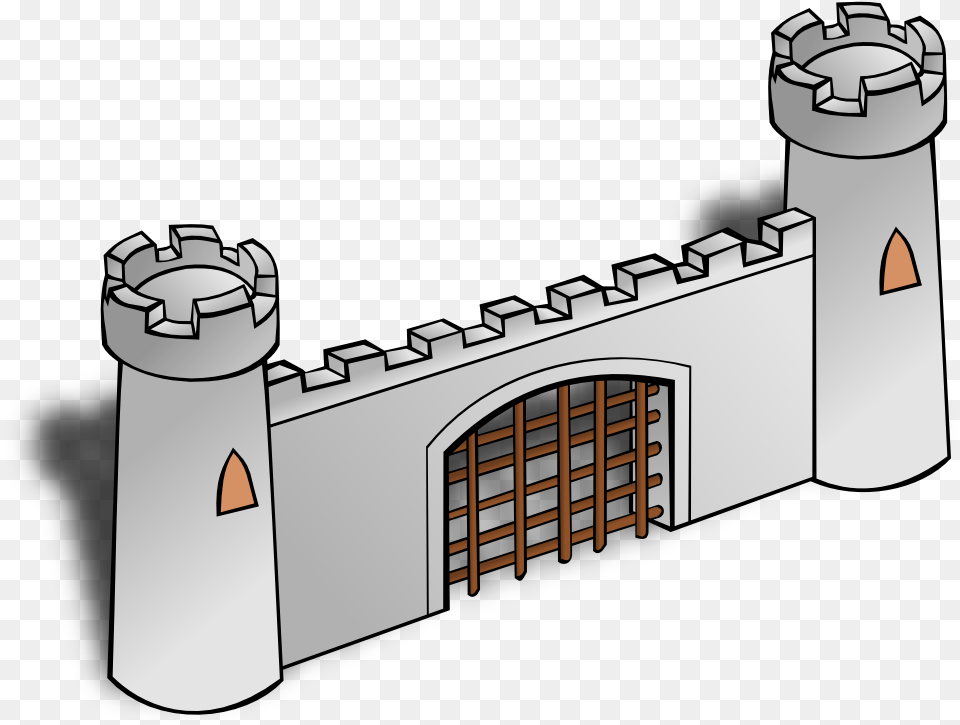 Fortress Drawing Clipart Download Gate Clip Art, Arch, Architecture, Bottle, Shaker Free Transparent Png