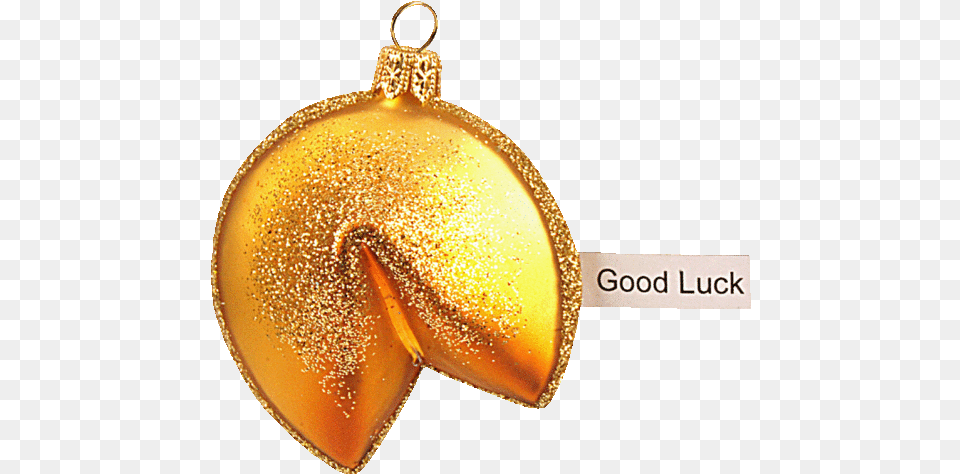 Fortune Cookie Christmas Magic Fortune Cookie, Accessories, Gold, Pendant, Jewelry Free Png