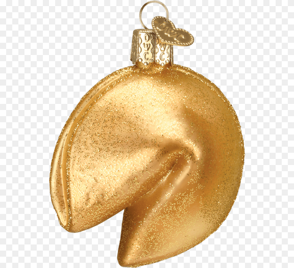 Fortune Cookie Christmas Ornament, Accessories, Gold, Pendant, Earring Free Transparent Png