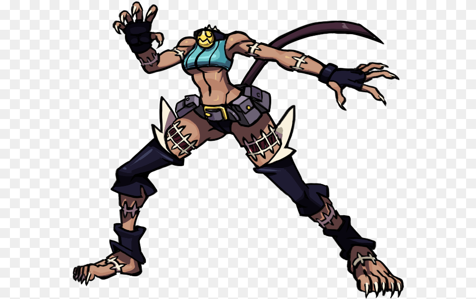 Fortune With Her Head Detached Skullgirls Ms Fortune Head, Person, Electronics, Hardware, Adult Free Png