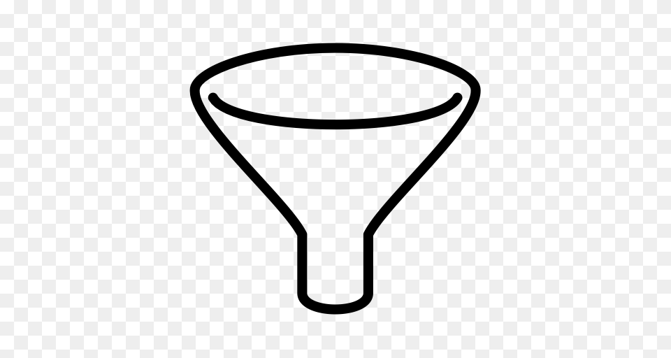 Forty One Funnel Generation Icon With And Vector Format, Gray Free Png Download