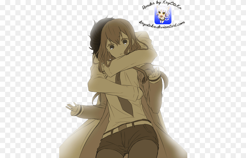 Forum Anime Couple Hug From Behind, Publication, Book, Comics, Adult Free Transparent Png