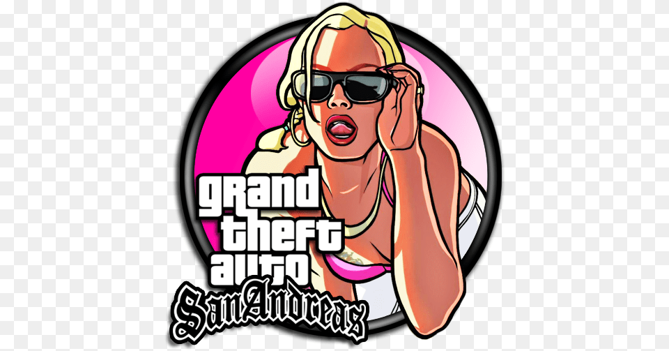 Forum Logo Gta Sa Icon, Accessories, Sunglasses, Person, Photography Free Transparent Png