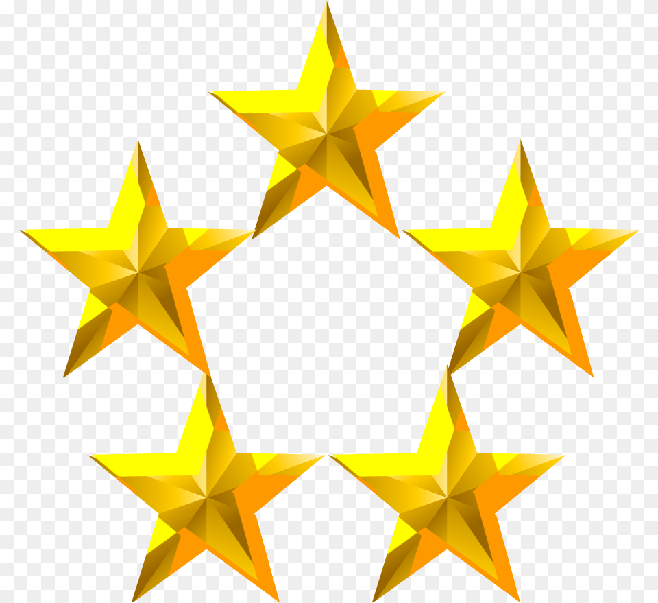 Forum Rank 18 Military 5 Star Full Size Download Decorative, Star Symbol, Symbol Png
