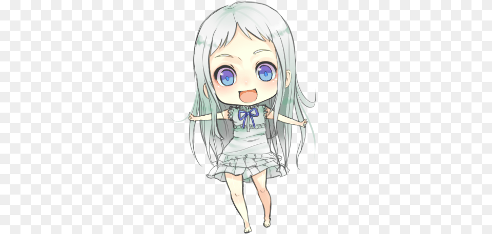 Forums Menma Ano Hana Chibi Anime, Book, Comics, Publication, Baby Free Transparent Png