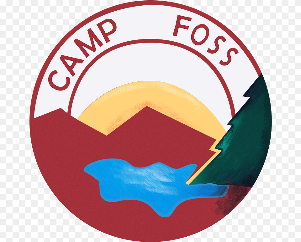 Foss Running Camp Logo Circle, Badge, Symbol, Disk Png Image