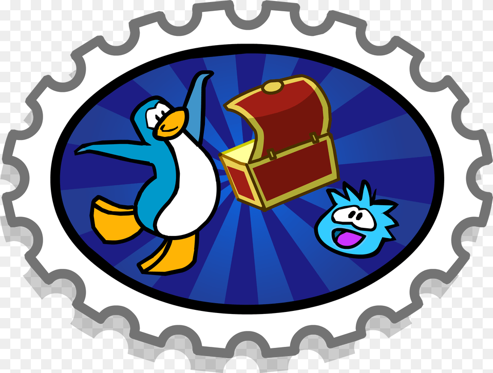 Fossil Clipart Archaeological Dig Green Stamp Club Penguin, Treasure Free Transparent Png